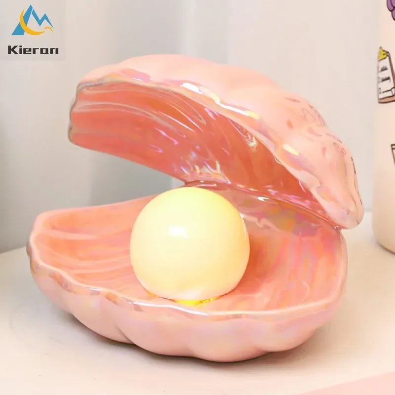 Nordic Modern Shell LED Night Light
