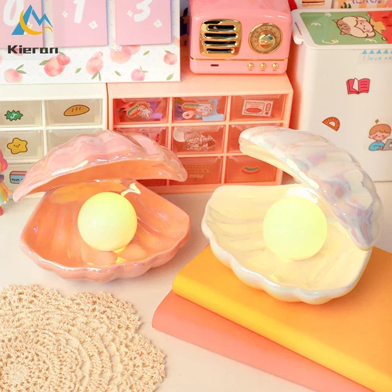 Nordic Modern Shell LED Night Light