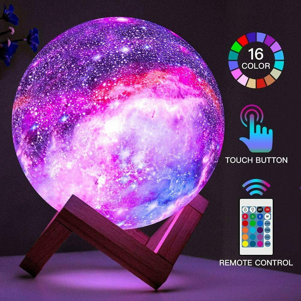 LED 3D Print Moon Night Light