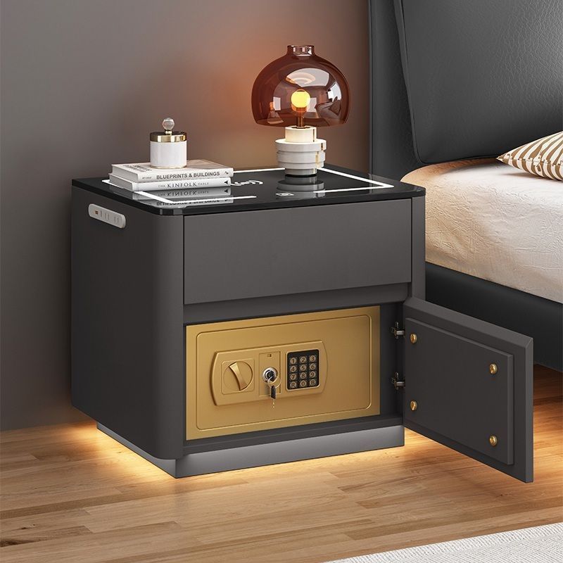 Multi-functional Safe Bedside Table (Wireless Charging)