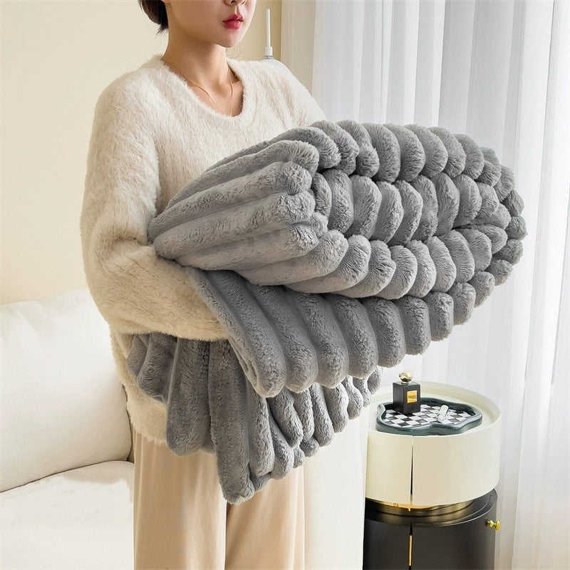 Milk Fiber Rabbit Blanket