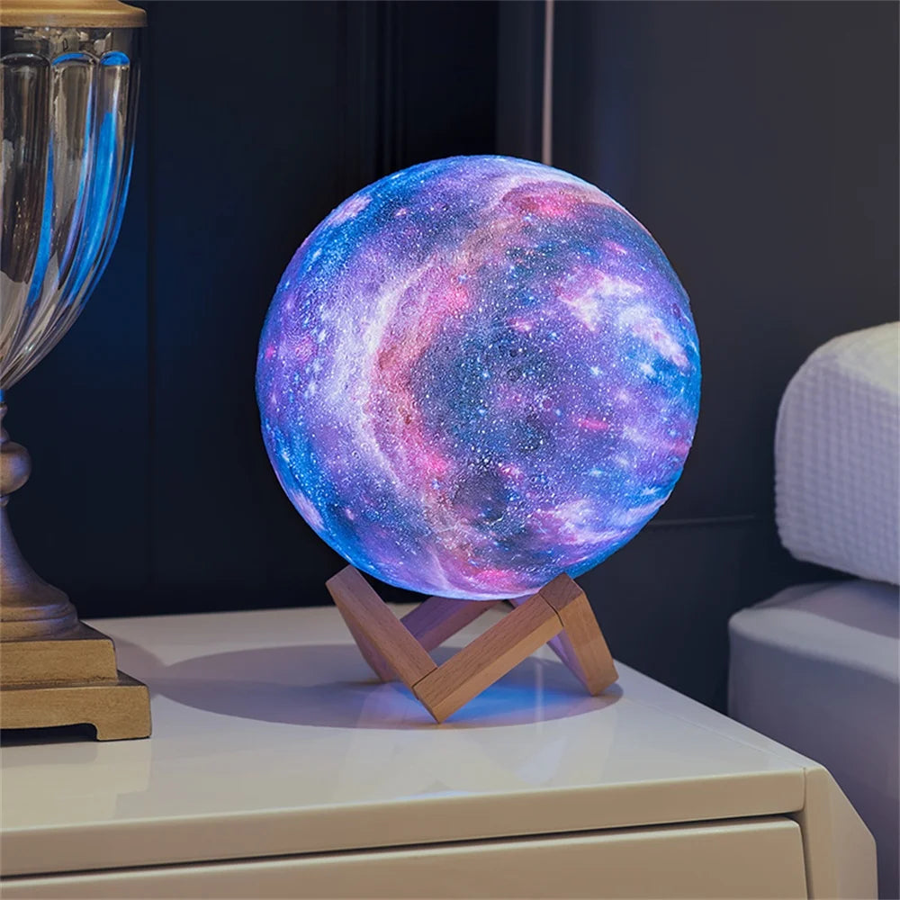 LED 3D Print Moon Night Light