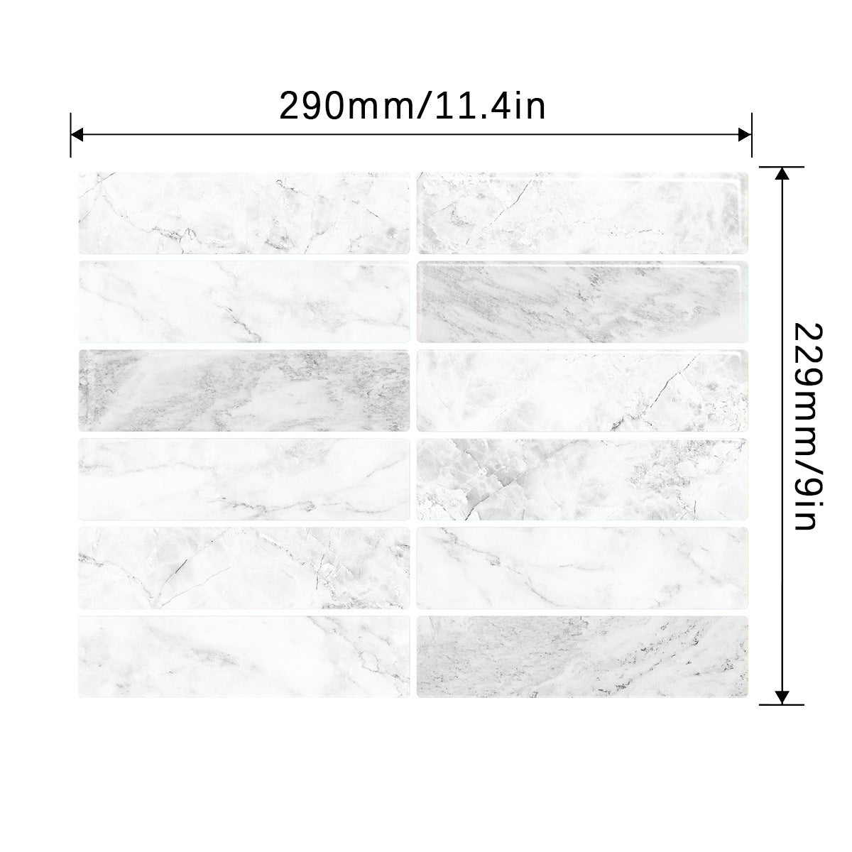 3D Waterproof Stereo Glue Wall Sticker