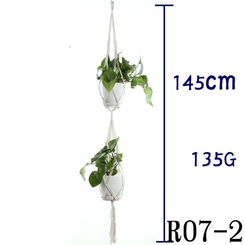 Handmade Sling Flower Pot Net Bag