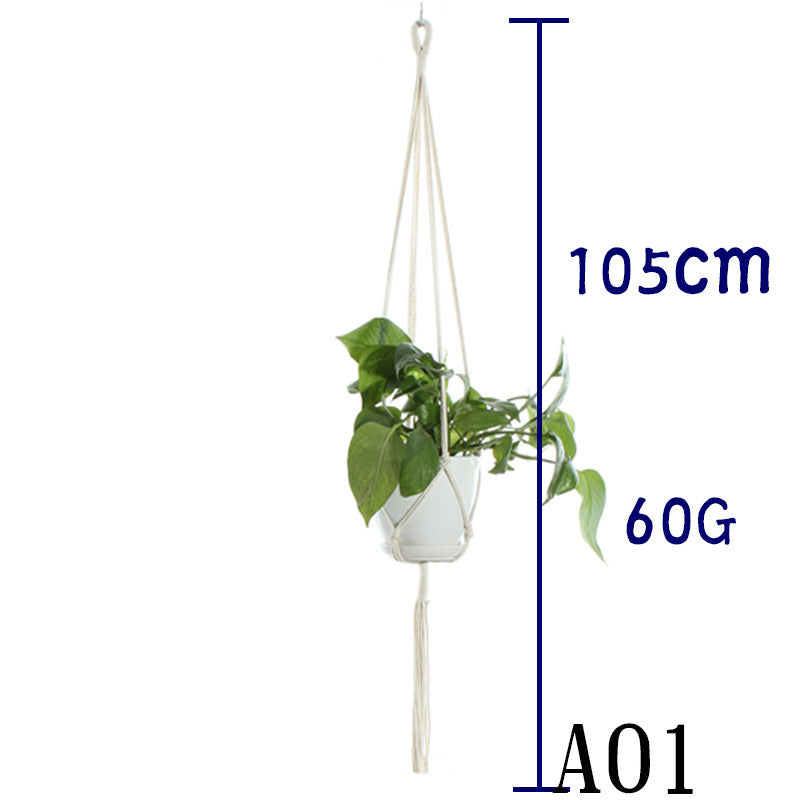 Handmade Sling Flower Pot Net Bag