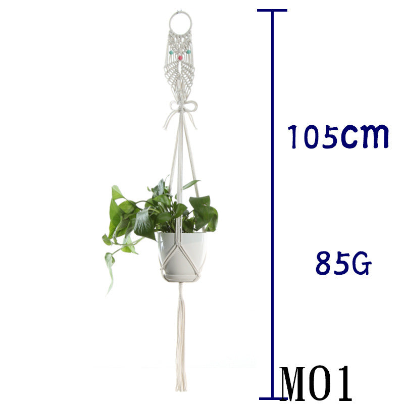 Handmade Sling Flower Pot Net Bag