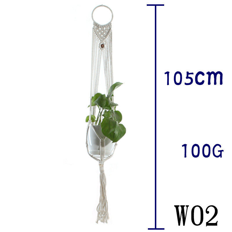 Handmade Sling Flower Pot Net Bag