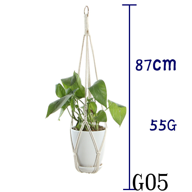 Handmade Sling Flower Pot Net Bag