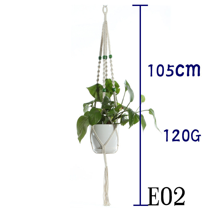 Handmade Sling Flower Pot Net Bag