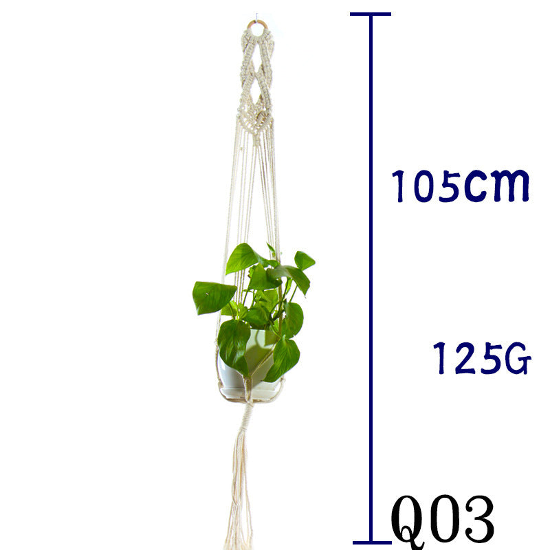 Handmade Sling Flower Pot Net Bag
