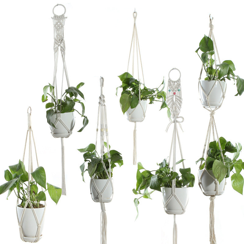 Handmade Sling Flower Pot Net Bag