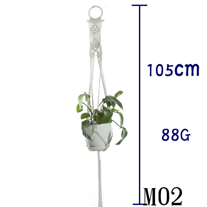 Handmade Sling Flower Pot Net Bag