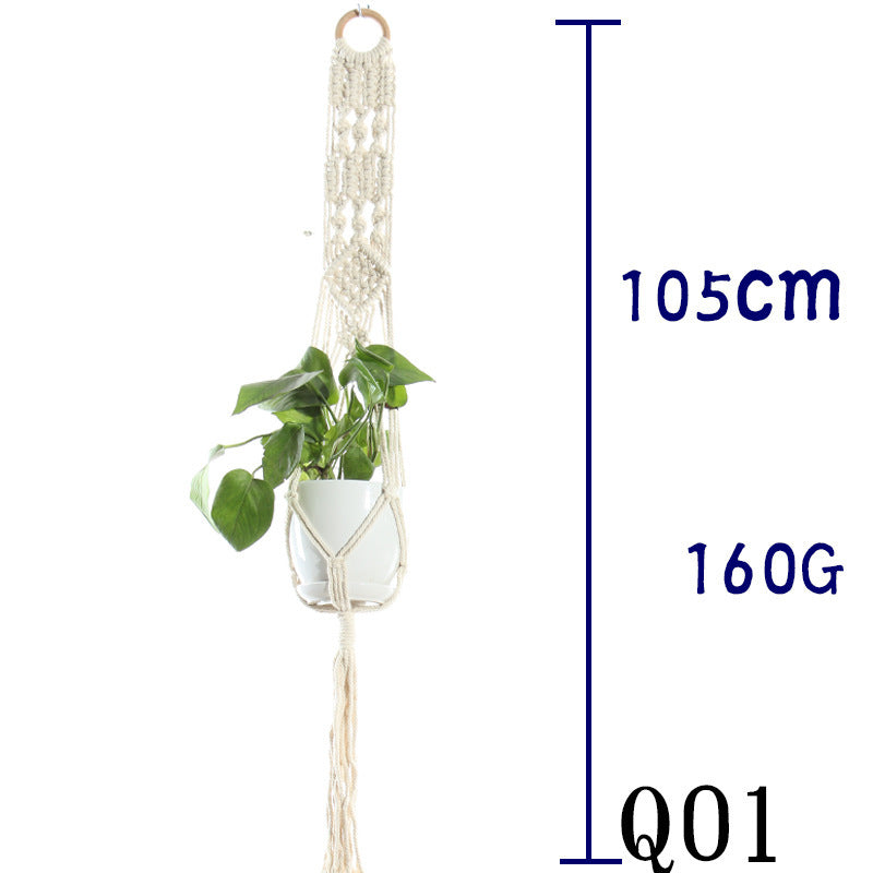Handmade Sling Flower Pot Net Bag