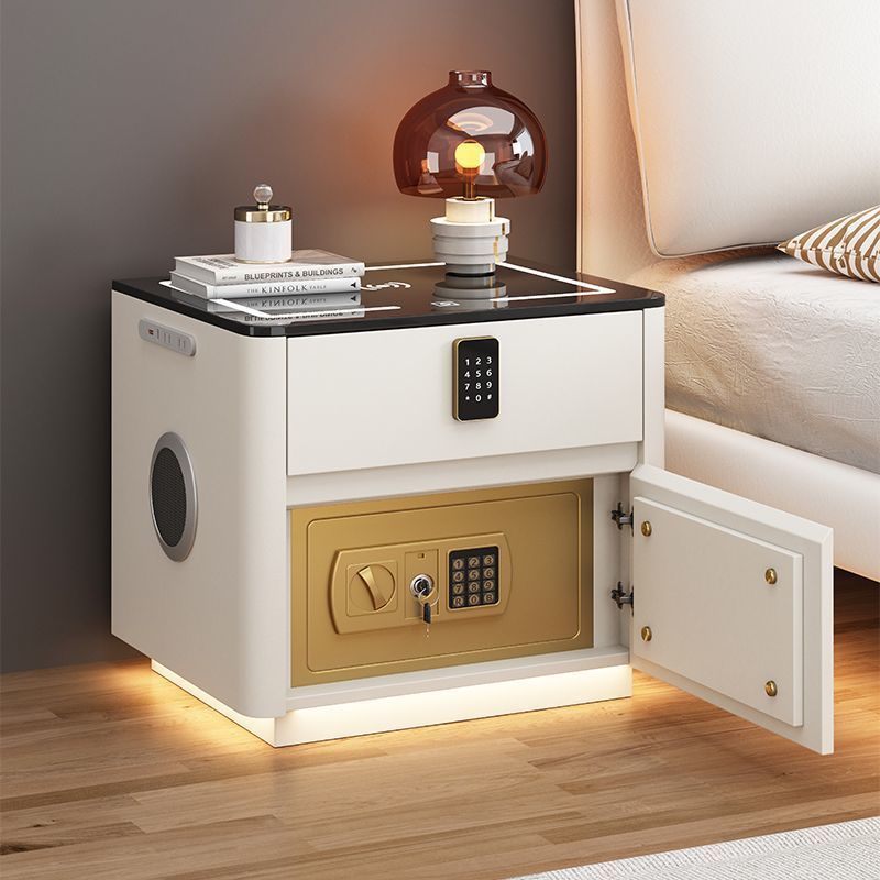 Multi-functional Safe Bedside Table (Wireless Charging)