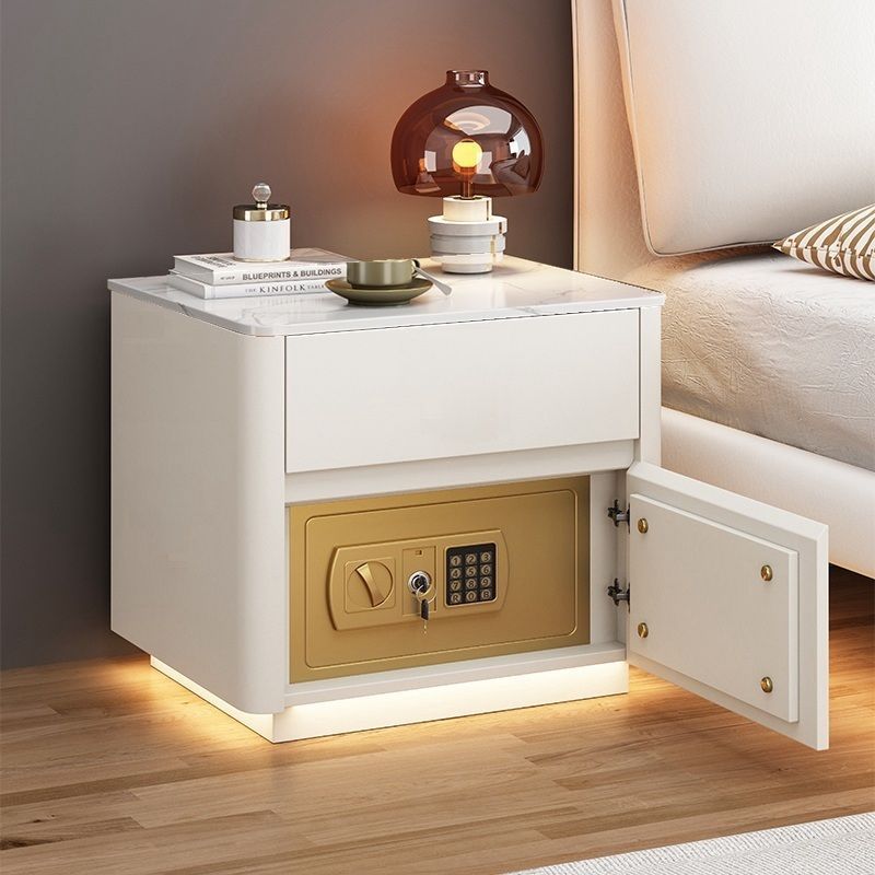 Multi-functional Safe Bedside Table (Wireless Charging)