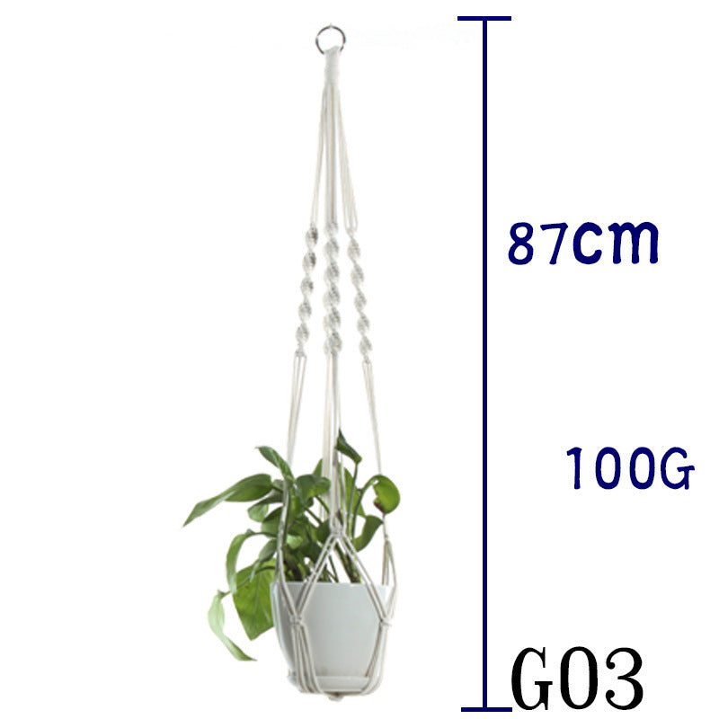 Handmade Sling Flower Pot Net Bag