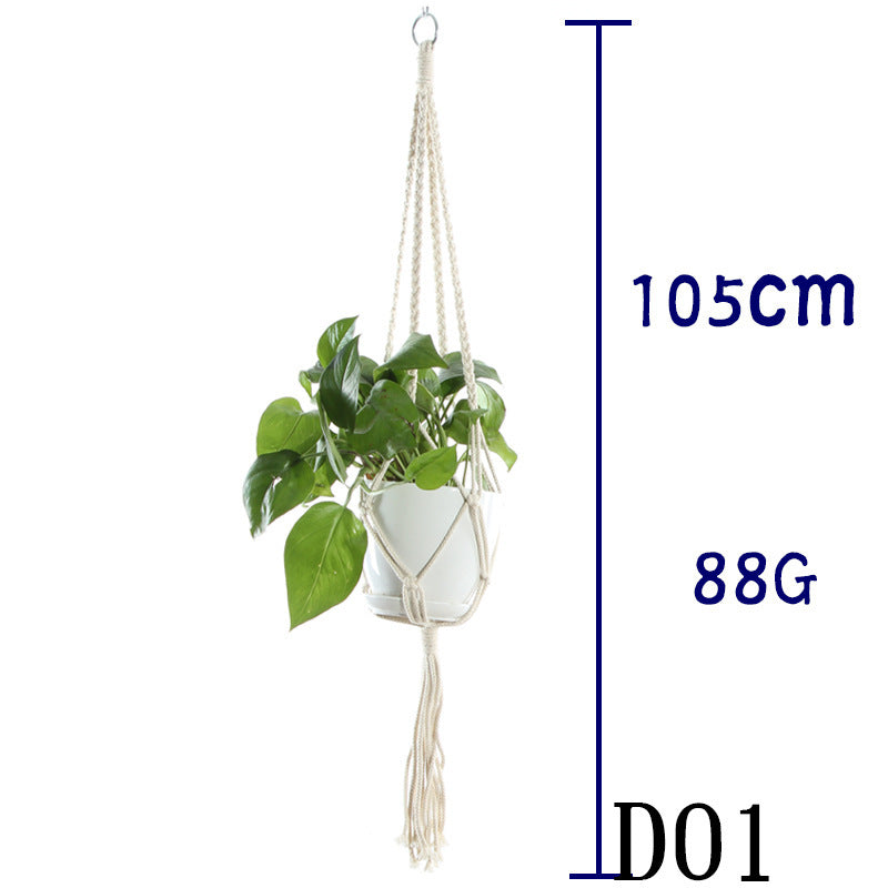 Handmade Sling Flower Pot Net Bag