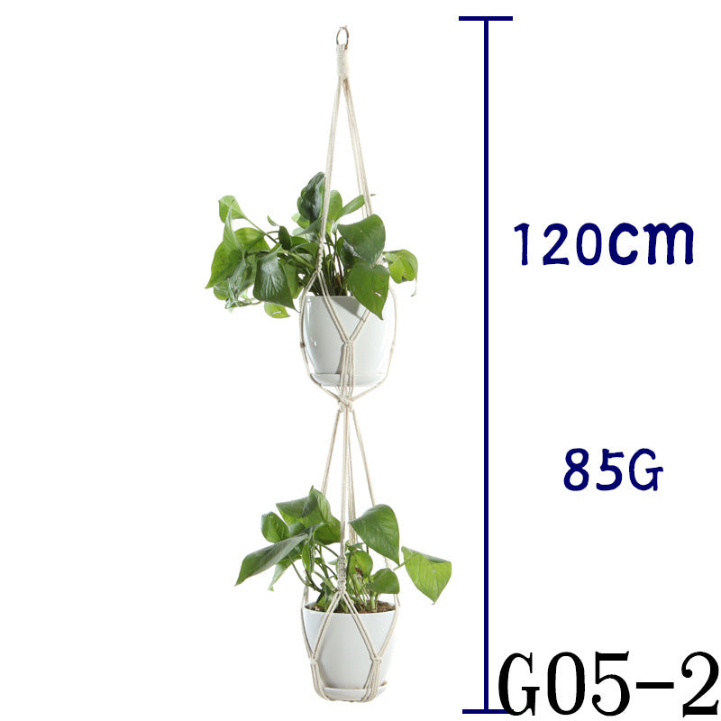 Handmade Sling Flower Pot Net Bag