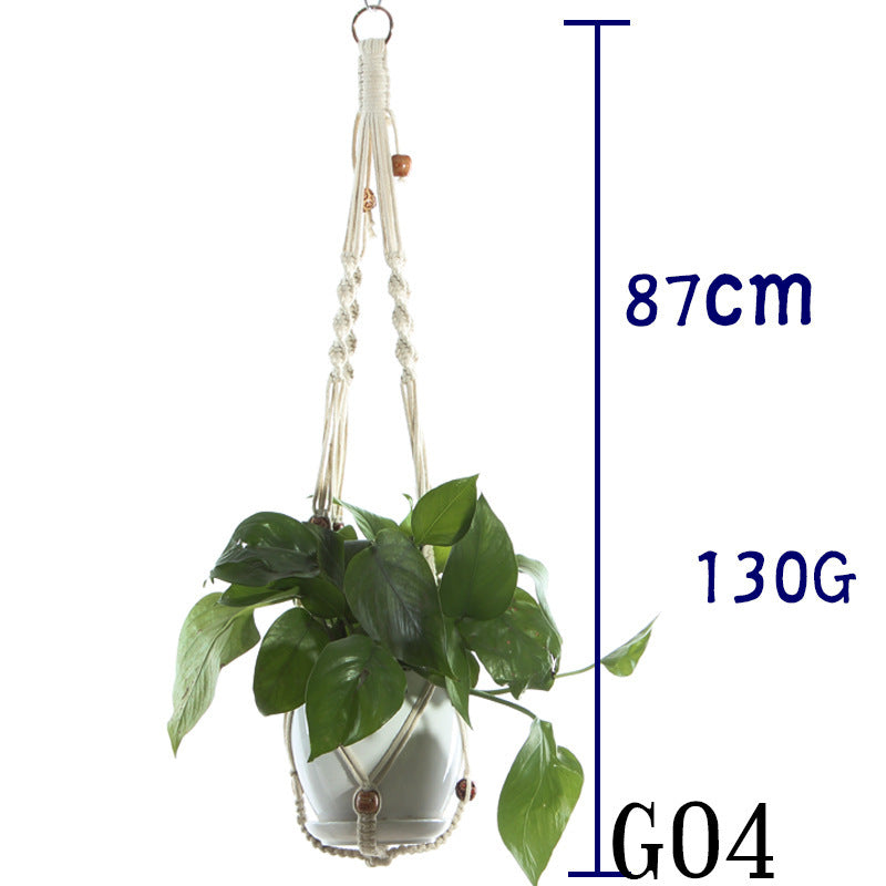 Handmade Sling Flower Pot Net Bag