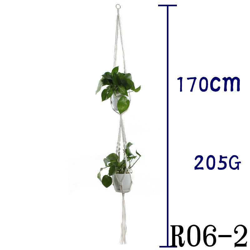 Handmade Sling Flower Pot Net Bag