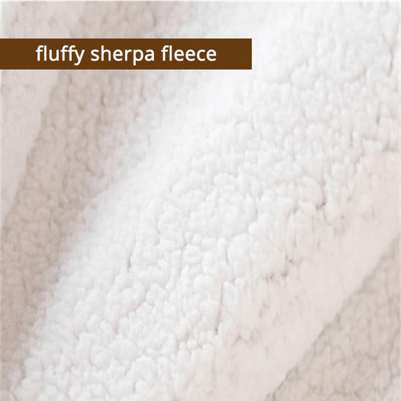 Patterned Lambskin Blanket