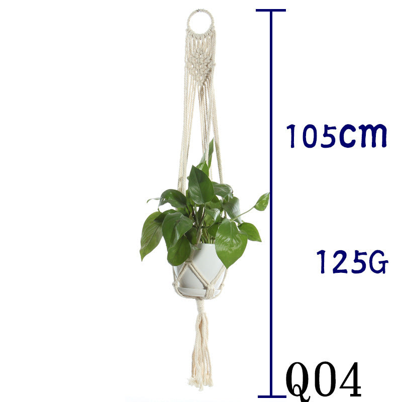 Handmade Sling Flower Pot Net Bag