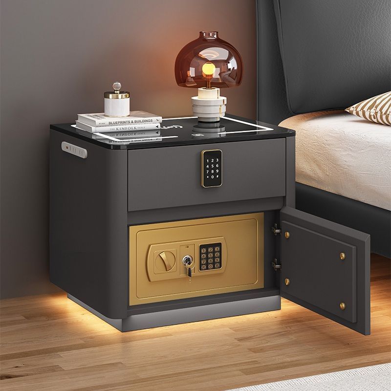 Multi-functional Safe Bedside Table (Wireless Charging)