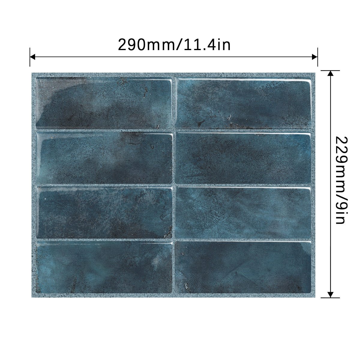 3D Waterproof Stereo Glue Wall Sticker