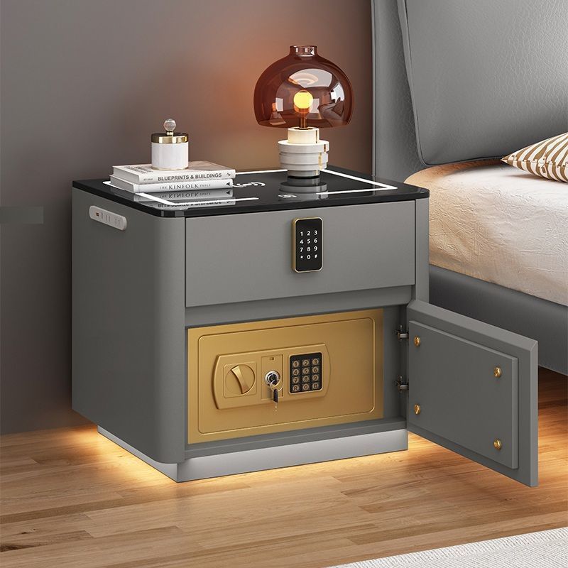 Multi-functional Safe Bedside Table (Wireless Charging)