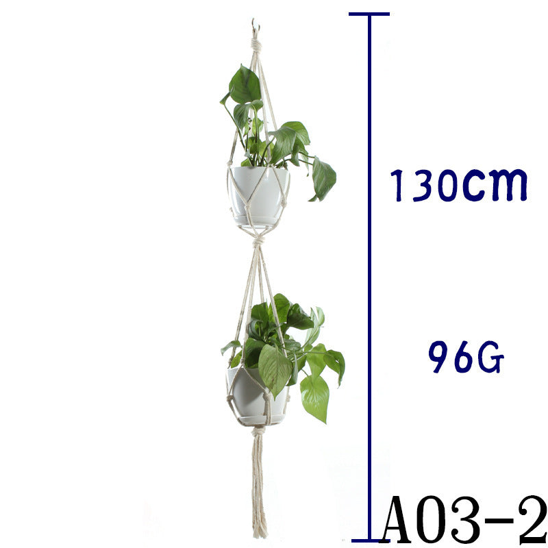 Handmade Sling Flower Pot Net Bag