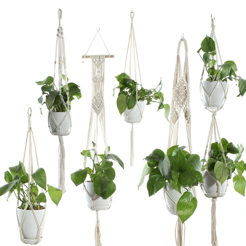 Handmade Sling Flower Pot Net Bag