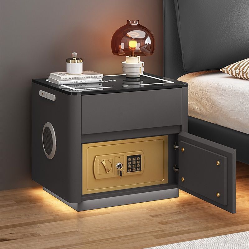 Multi-functional Safe Bedside Table (Wireless Charging)