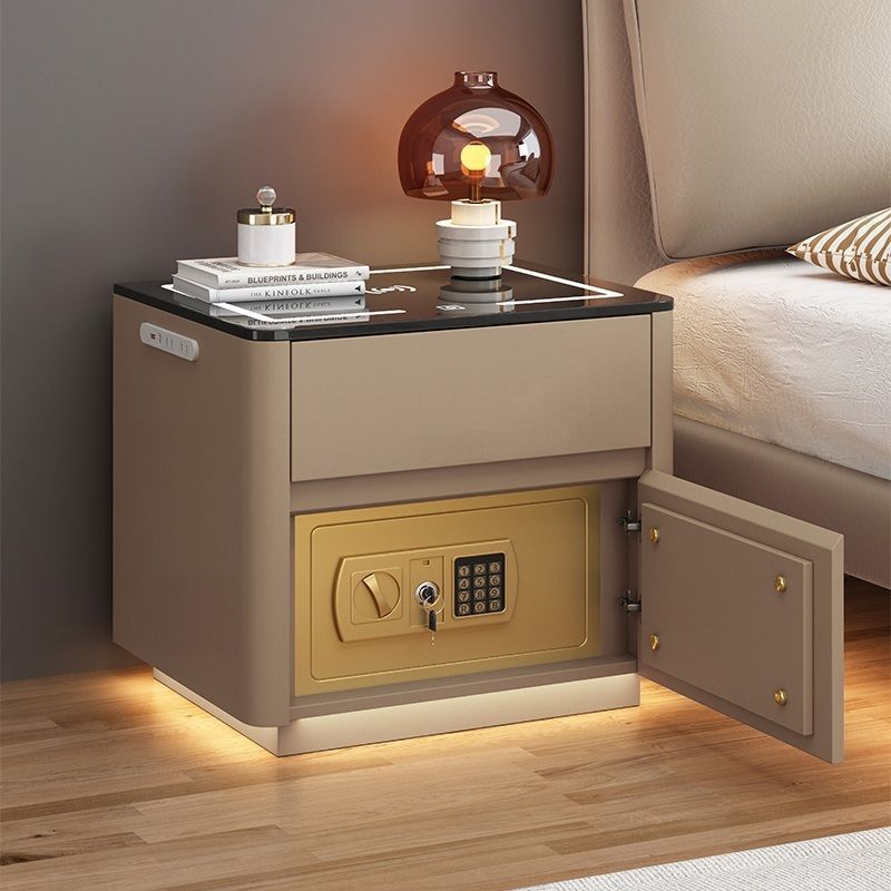 Multi-functional Safe Bedside Table (Wireless Charging)