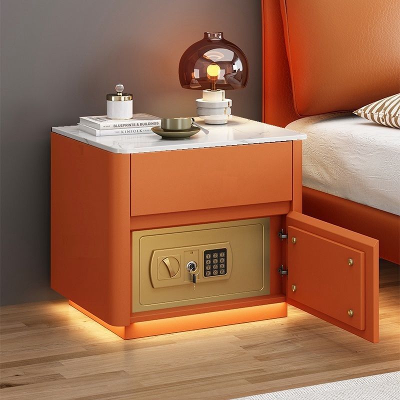 Multi-functional Safe Bedside Table (Wireless Charging)
