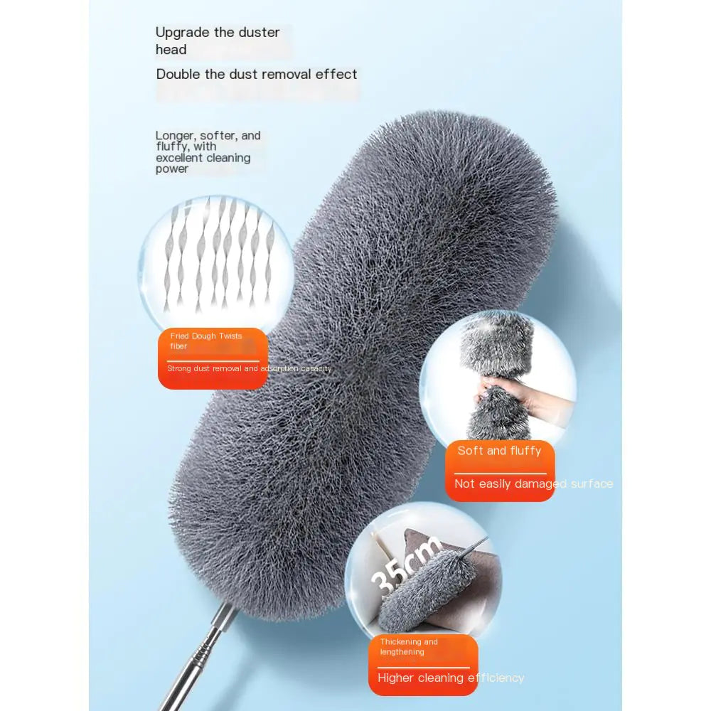 Adjustable Soft Microfiber Feather Duster