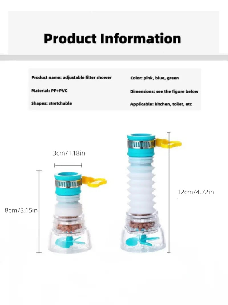 1pc Splash Proof Tap Water Filter and Purifier