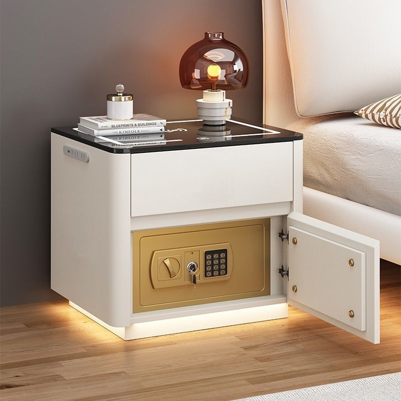 Multi-functional Safe Bedside Table (Wireless Charging)