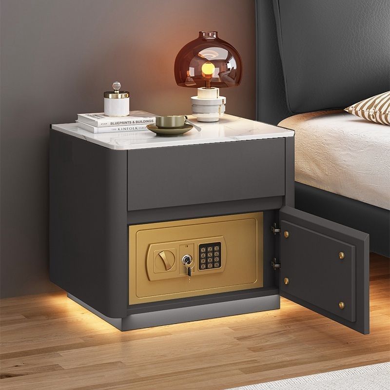 Multi-functional Safe Bedside Table (Wireless Charging)