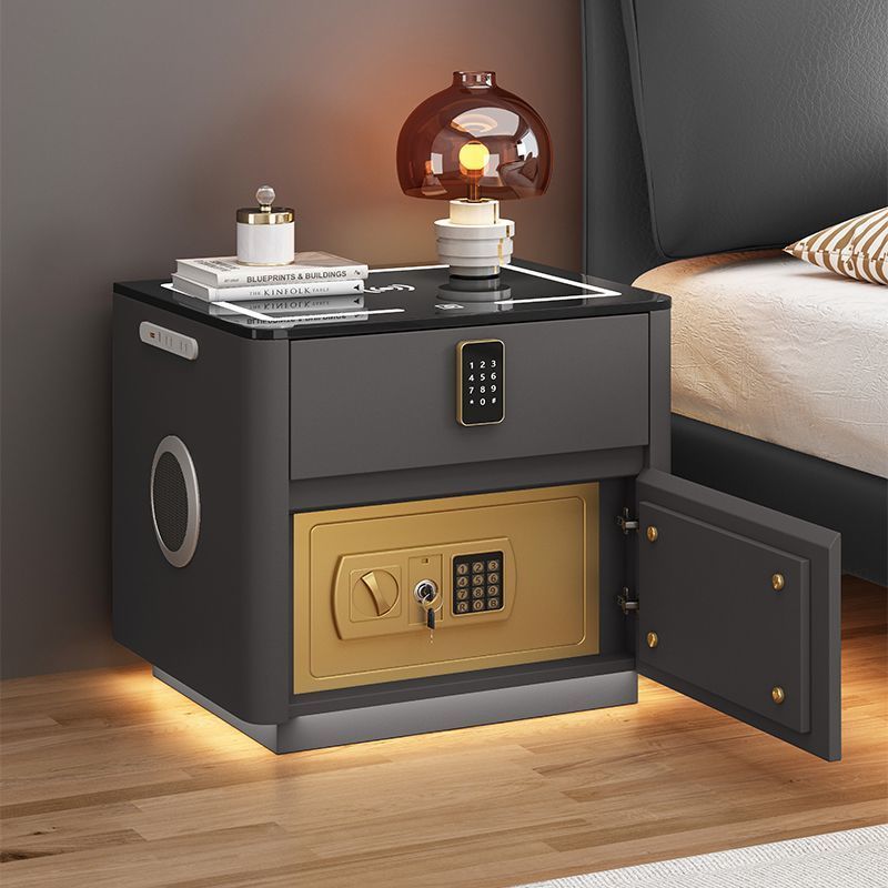 Multi-functional Safe Bedside Table (Wireless Charging)