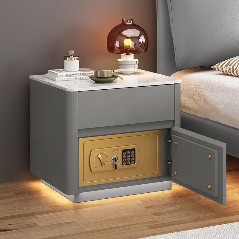 Multi-functional Safe Bedside Table (Wireless Charging)