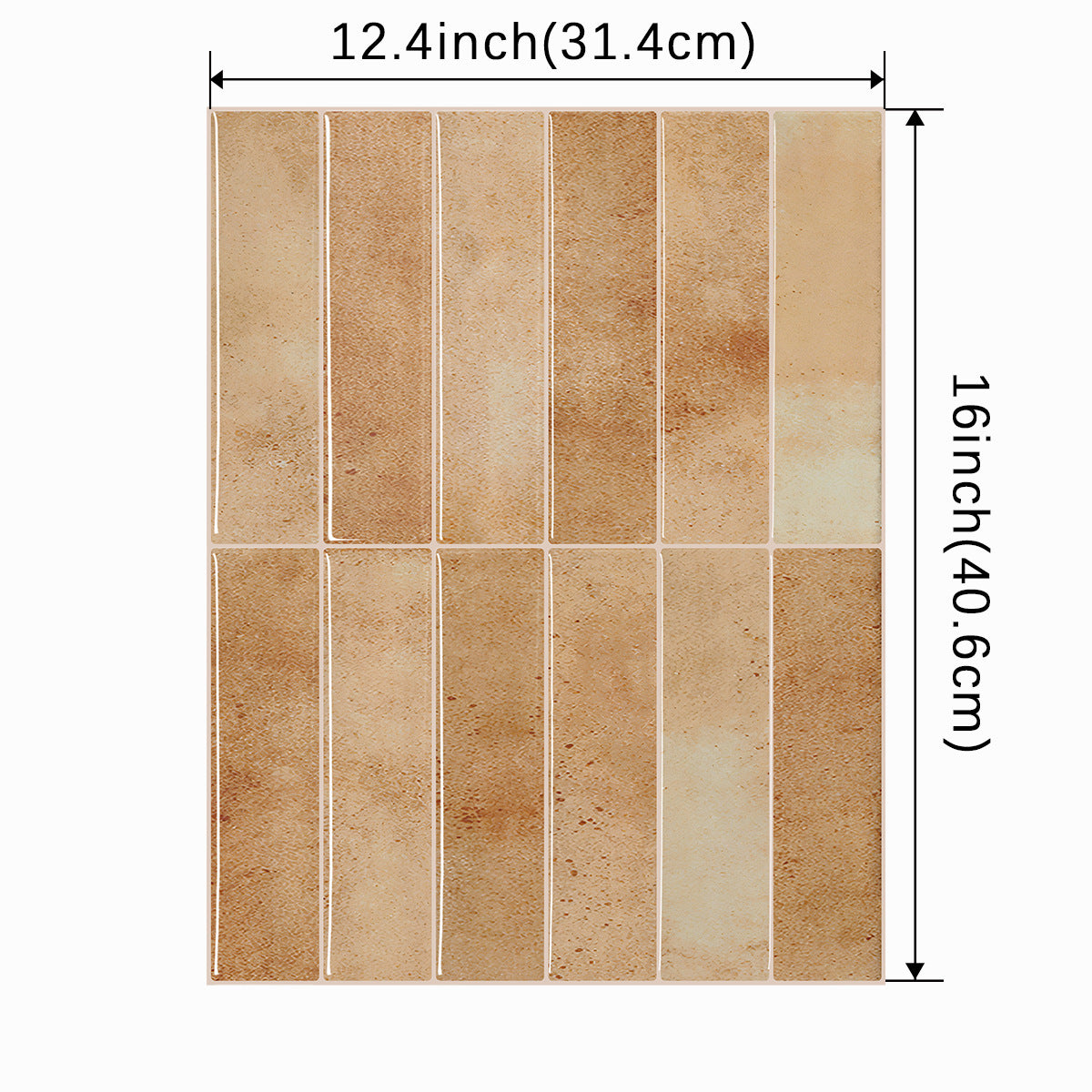 3D Waterproof Stereo Glue Wall Sticker
