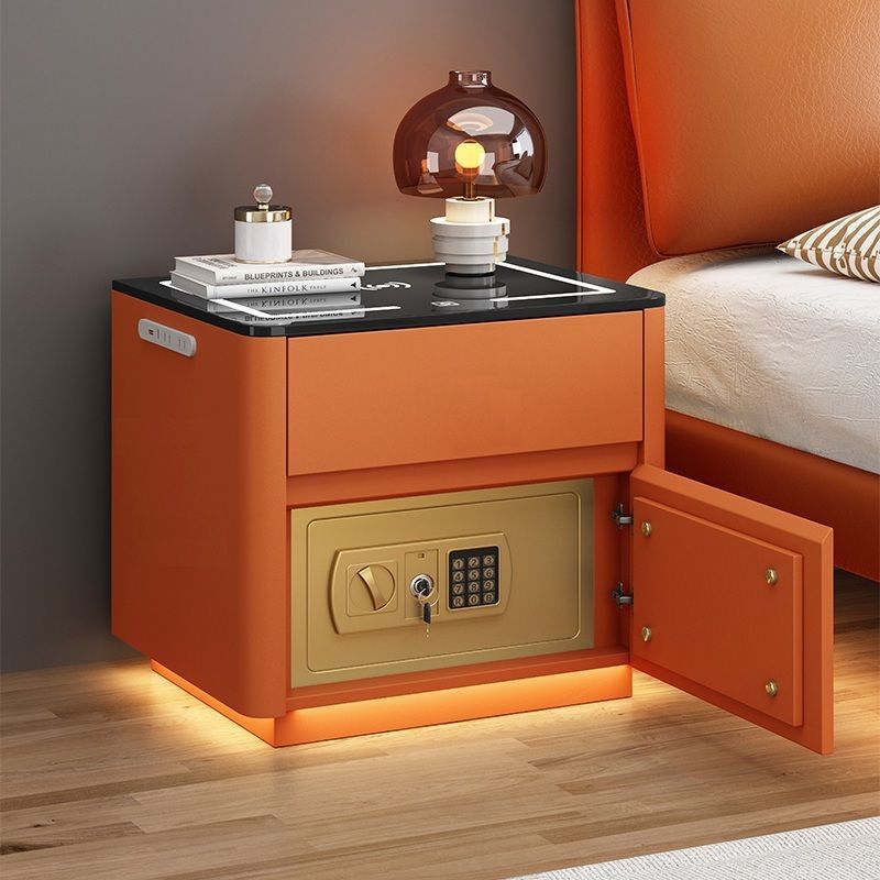 Multi-functional Safe Bedside Table (Wireless Charging)