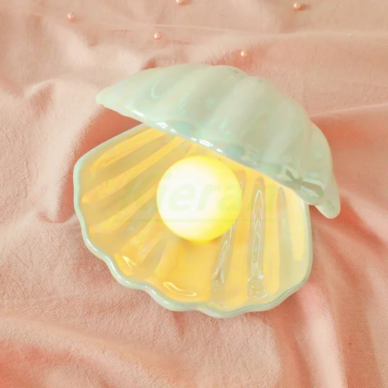 Nordic Modern Shell LED Night Light 