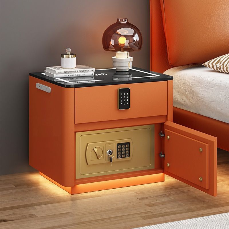 Multi-functional Safe Bedside Table (Wireless Charging)
