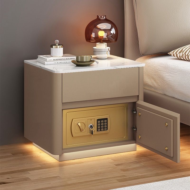 Multi-functional Safe Bedside Table (Wireless Charging)