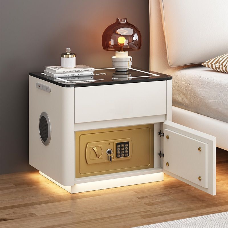Multi-functional Safe Bedside Table (Wireless Charging)