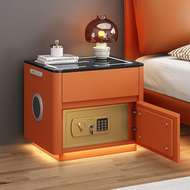 Multi-functional Safe Bedside Table (Wireless Charging)