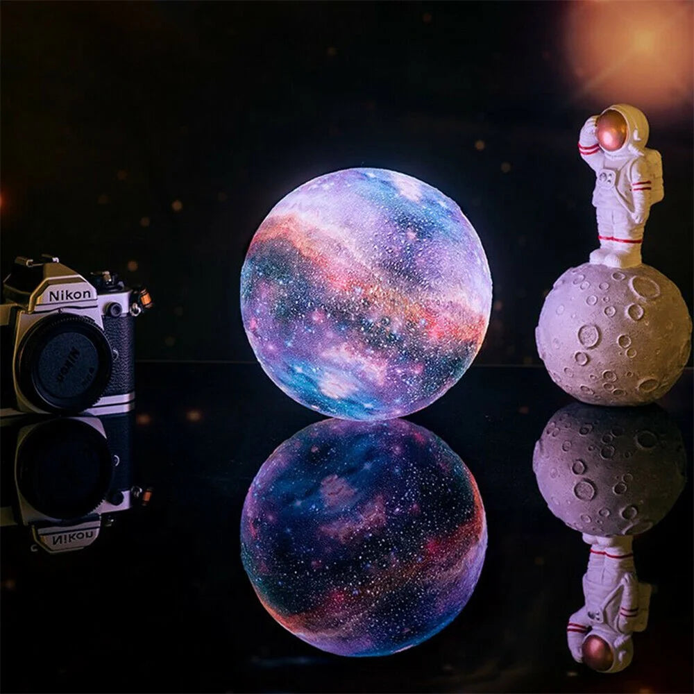 LED 3D Print Moon Night Light 